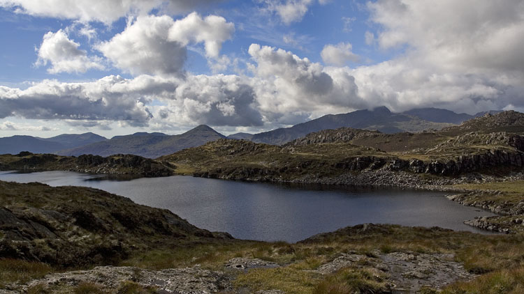 Llyn Edno & the Snowdon group Llyn Edno & the Snowdon group