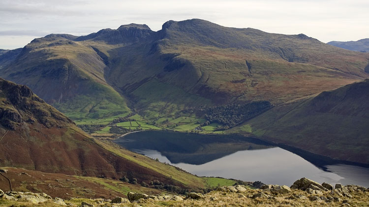 The Scafells from Middle Fell The Scafells from Middle Fell