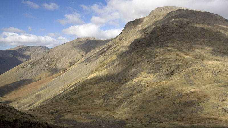 Great Gable from the corridor route Great Gable from the corridor route