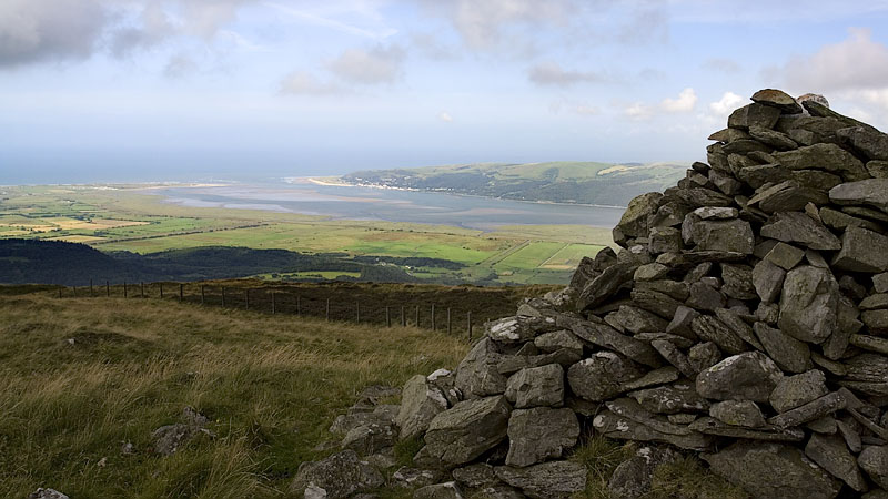 Dyfi estuary from Foel Goch Dyfi estuary from Foel Goch