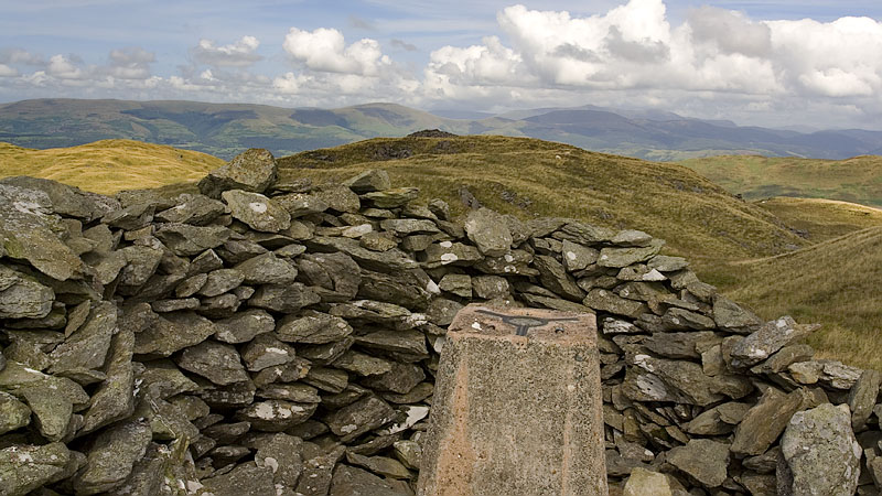 View from windshelter and trig point on Moel y Llyn View from windshelter and trig point on Moel y Llyn