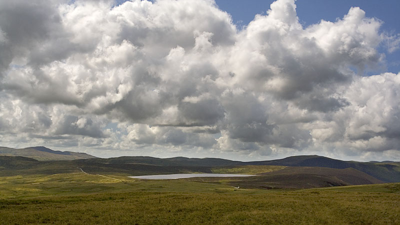 Distant view of Glaslyn Distant view of Glaslyn