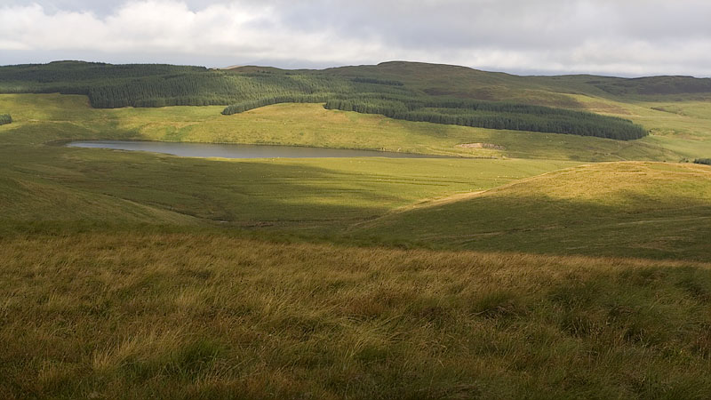 View to Llyn Penrhaeadr from Foel fras View to Llyn Penrhaeadr from Foel fras