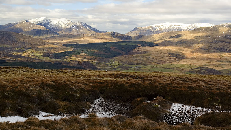 View west from Y Ro Wen