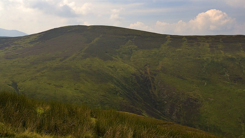 View across Cwm Hirnant to Foel y Geifr