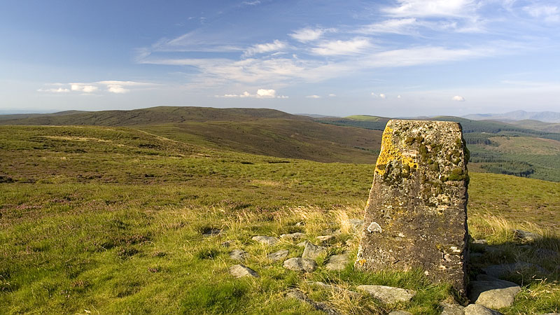 View back to Y Groes Fagl from Foel Cwm Sian Llwyd