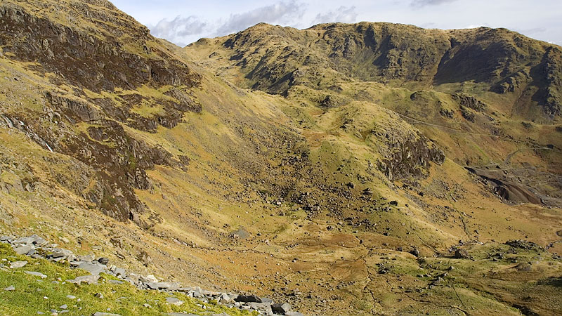 View to Wetherlam from ascent of Coniston Old Man View to Wetherlam from ascent of Coniston Old Man
