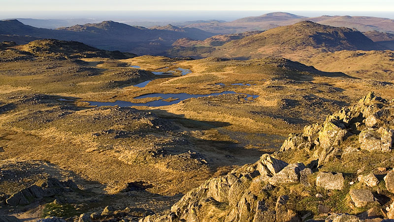 View south from Crinkle Crags South Top View south from Crinkle Crags South Top
