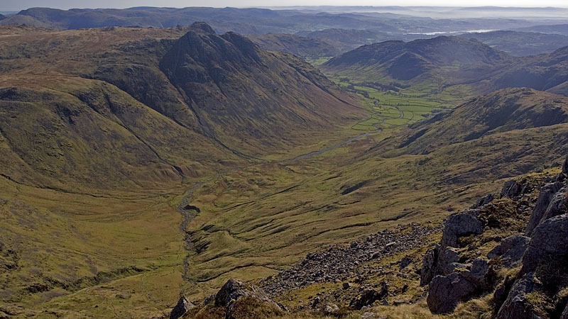 Mickleden from Bow Fell North Top Mickleden from Bow Fell North Top