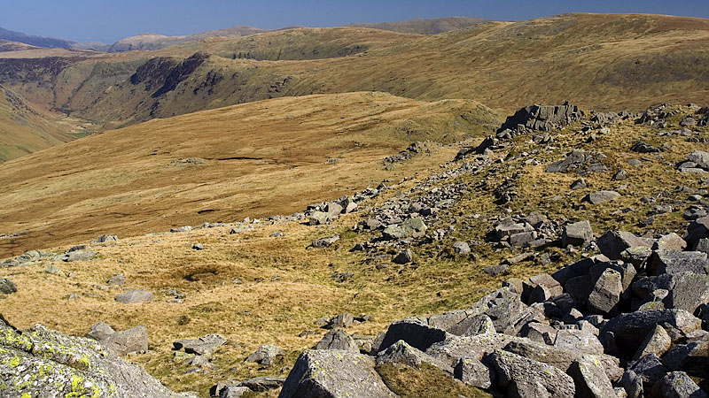 View NE from Rossett Pike View NE from Rossett Pike