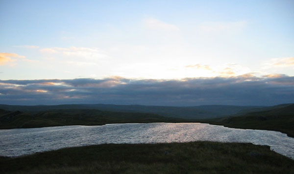 Dawn light on Llyn Bach Dawn light on Llyn Bach