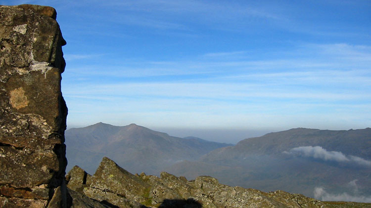 Snowdon horseshoe & Glyder Fawr from Moel Siabod Snowdon horseshoe & Glyder Fawr from Moel Siabod