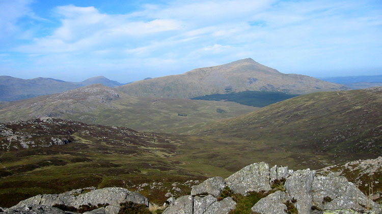 Moel Siabod from Moel Meirch Moel Siabod from Moel Meirch