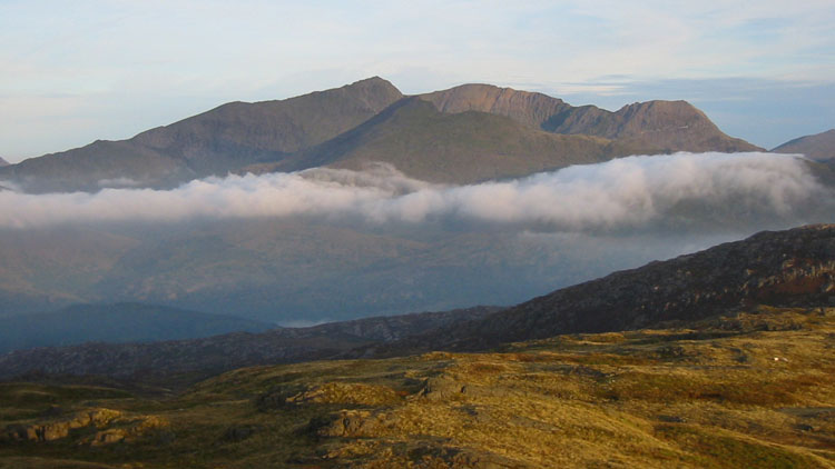 Snowdon Horseshoe from Ysgafell Wen Snowdon Horseshoe from Ysgafell Wen