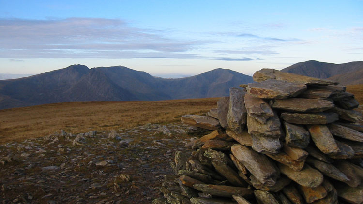The Glyders from Pen yr Helgi Du