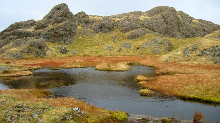 Tarns at the Moel Hebog / Moel yr Ogof bwlch Tarns at the Moel Hebog / Moel yr Ogof bwlch