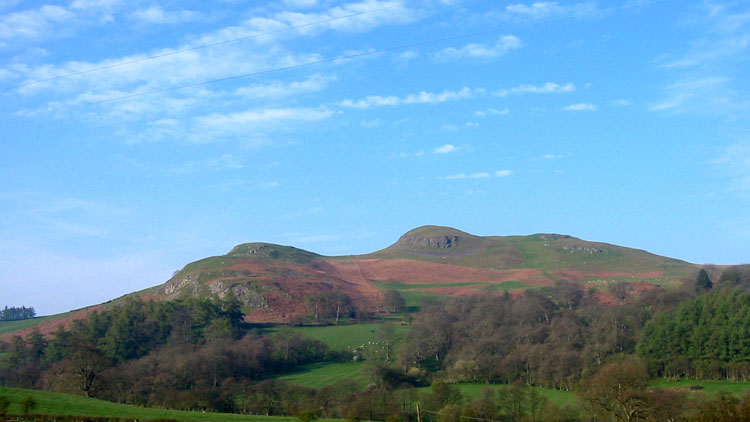 Llandegley Rocks from Vronlase track Llandegley Rocks from Vronlase track
