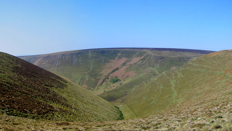 Cwm Sian and Great Rhos from Black Mixen path Cwm Sian and Great Rhos from Black Mixen path