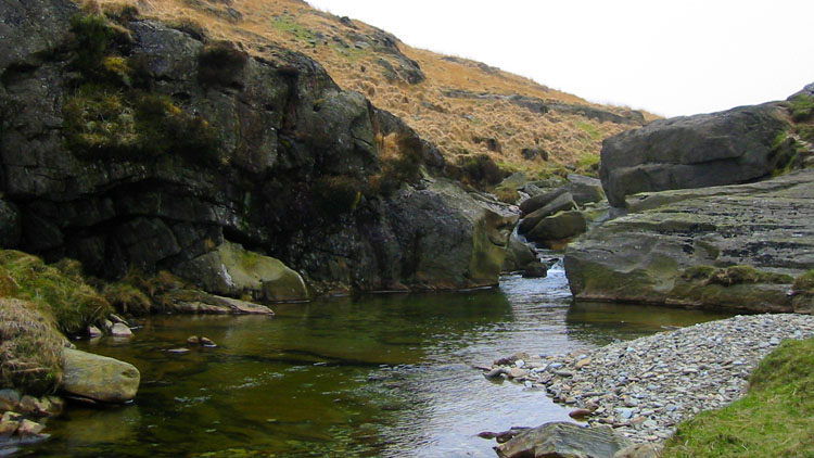 Entrance to the Afon Arban valley Entrance to the Afon Arban valley