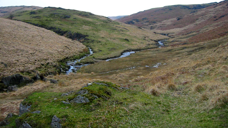 Approaching the Nant yr lau gorge Approaching the Nant yr lau gorge