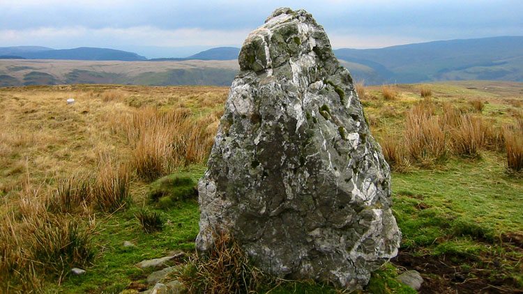 Standing stone on lower top Standing stone on lower top