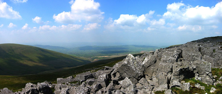 View N from Garreg Las ridge View N from Garreg Las ridge