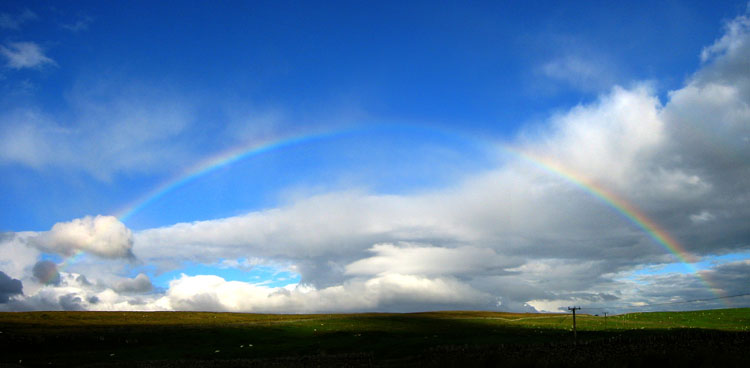 Rainbow over High Lanshaw Rainbow over High Lanshaw