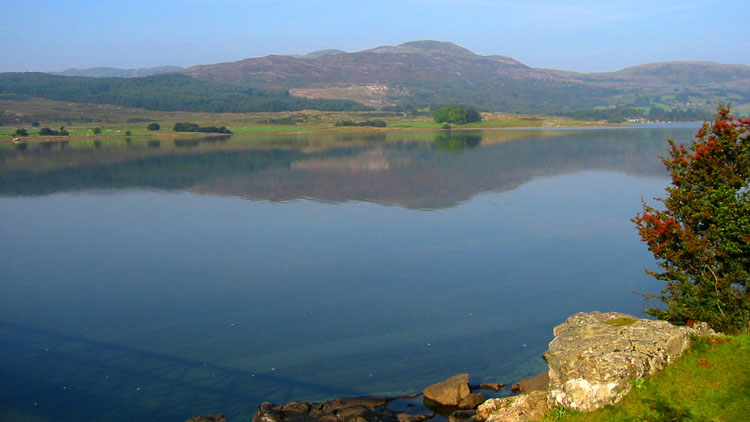 Moel Gyrafolen across Llyn Trawsfynydd Moel Gyrafolen across Llyn Trawsfynydd