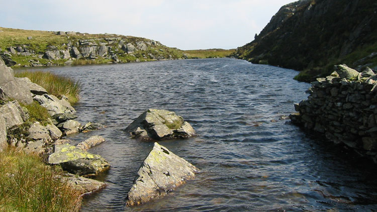 Llyn Du below Craig Ddrwg Llyn Du below Craig Ddrwg