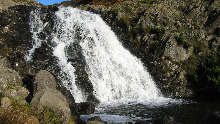 Water cascade on Sourmilk Gill Water cascade on Sourmilk Gill