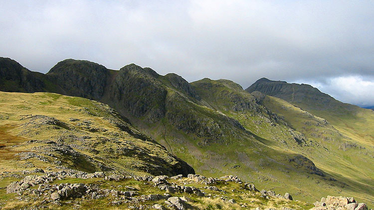 The Crinkles & Bow Fell from Great Knott The Crinkles & Bow Fell from Great Knott