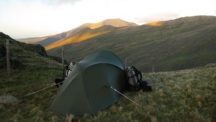 Pitch at Bwlch Cwm Brwynog Pitch at Bwlch Cwm Brwynog