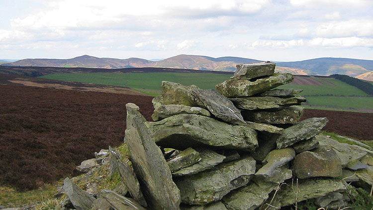 The Llantysilio ridge from Y Foel The Llantysilio ridge from Y Foel