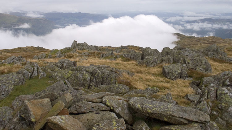 Mist rising below Codale Head