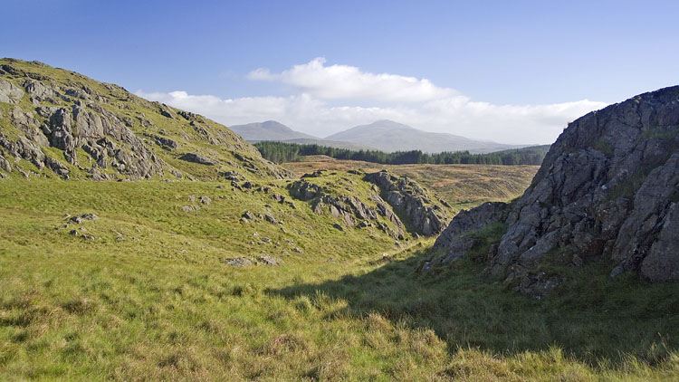 Arenig Fawr & Moel Llyfnant from Rhobell Fawr Arenig Fawr & Moel Llyfnant from Rhobell Fawr