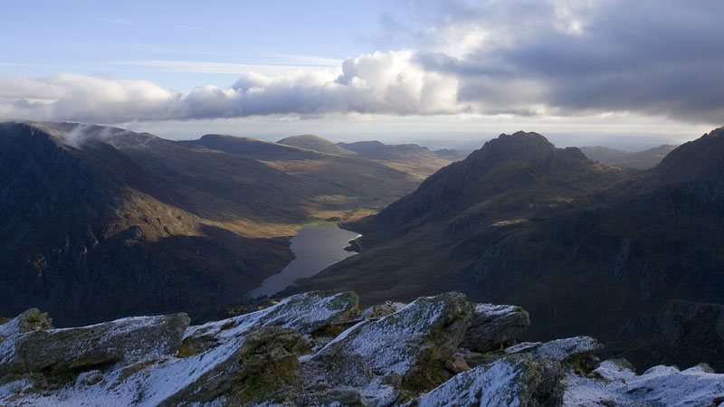 The Ogwen mountains from Y Garn The Ogwen mountains from Y Garn