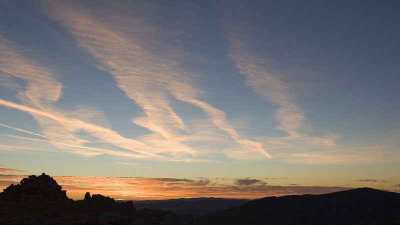 Dawn sky from Y Foel Goch Dawn sky from Y Foel Goch