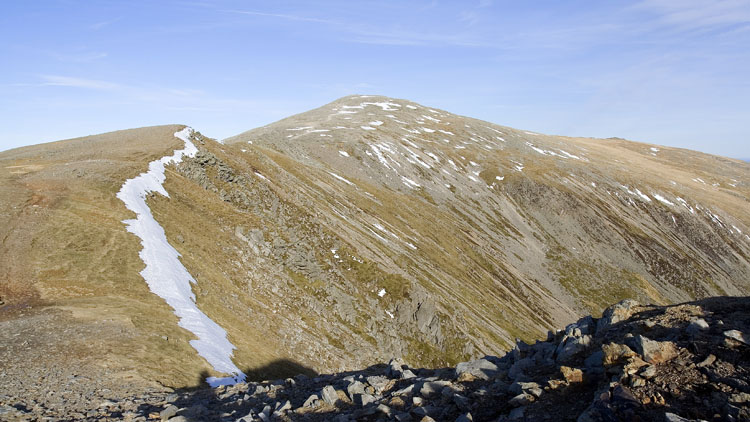 Carnedd Dafydd from Pen yr Ole Wen Carnedd Dafydd from Pen yr Ole Wen