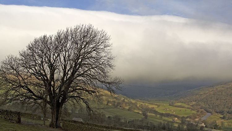Dense cloud layer in Swaledale Dense cloud layer in Swaledale