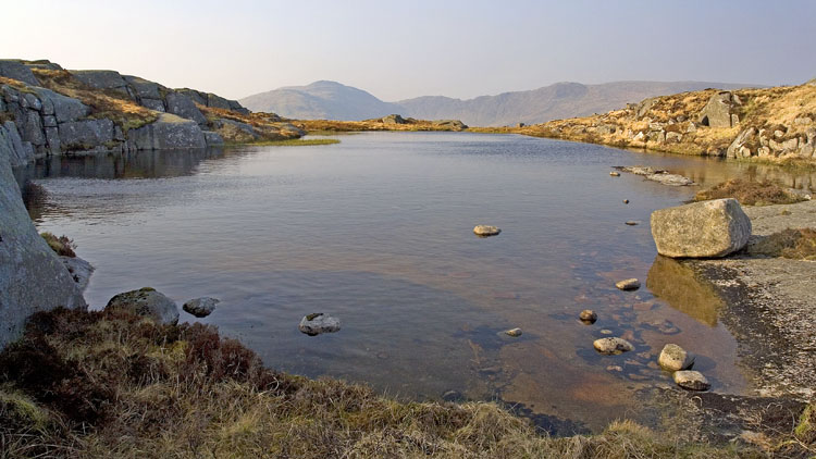 Lake near summit of Craiglee
