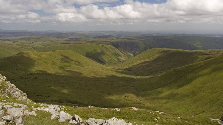 View east from the Aran ridge View east from the Aran ridge