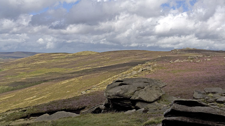 View along Derwent Edge View along Derwent Edge