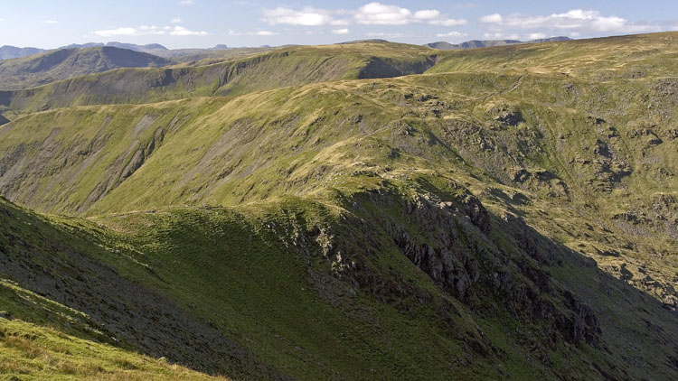 Nan Bield Pass from Harter Fell Nan Bield Pass from Harter Fell