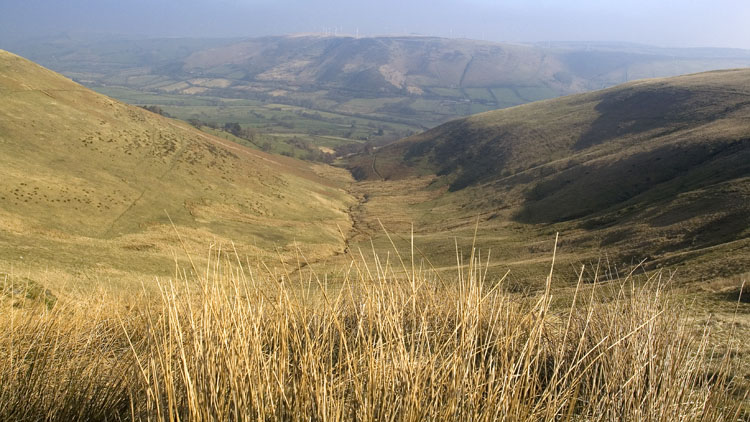 The Nant Gwnog valley from Sychnentydd The Nant Gwnog valley from Sychnentydd