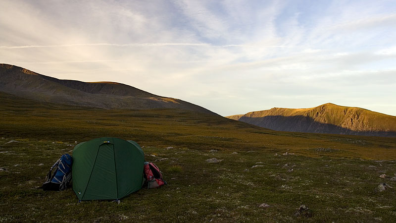 Pitch near Lochan Odhar Pitch near Lochan Odhar