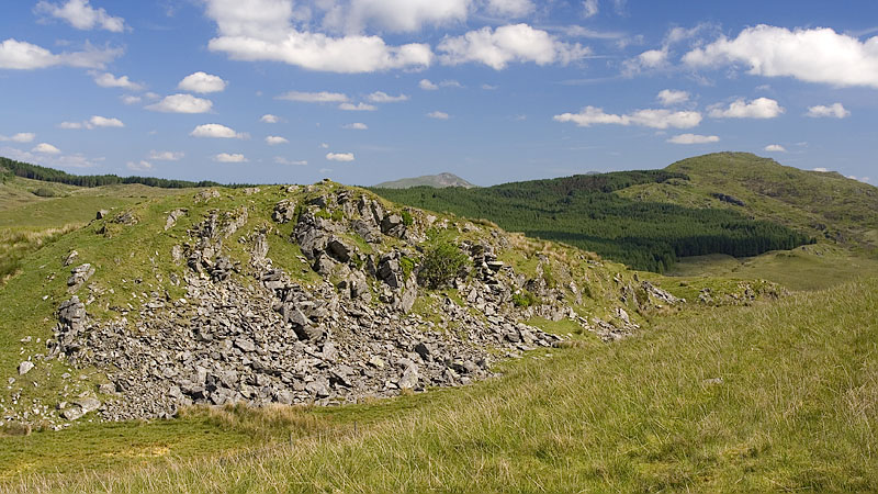 Moel Cae�r-defaid summit area