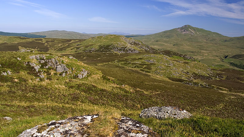 The north top & Moel Llyfnant from Craig Dolfudr