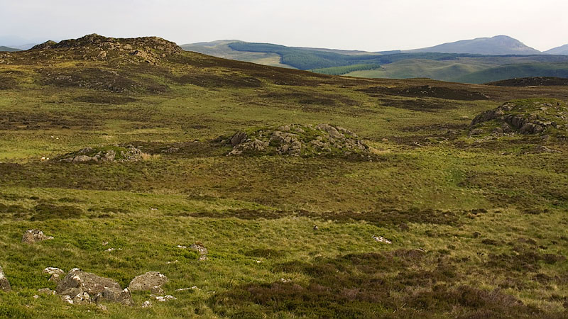 Rhobell Ganol from the north ridge of Rhobell Fawr