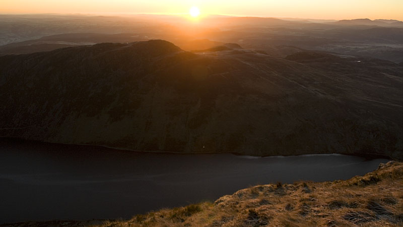 Sunrise over Llyn Cowlyd
