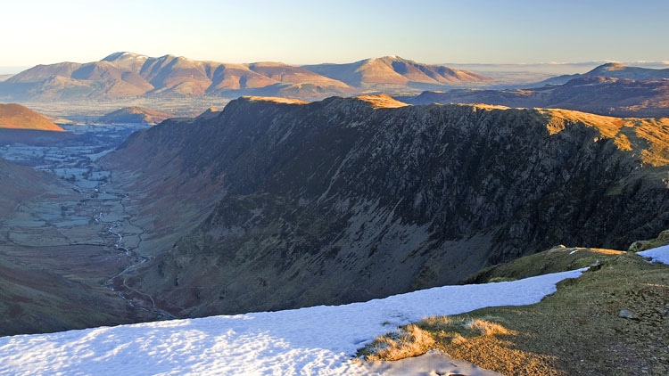 High Spy ridge & northern fells from Dale Head